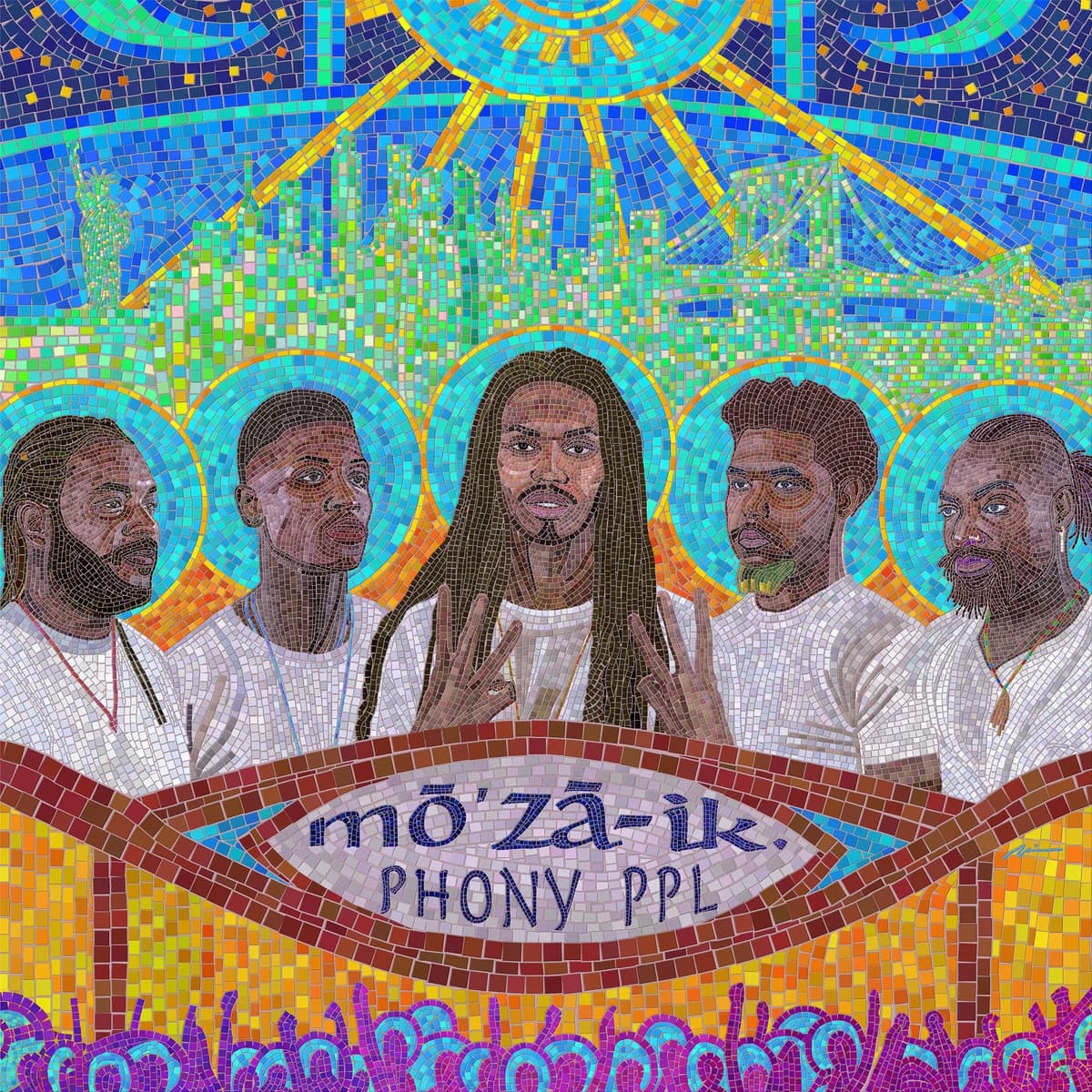 mō'zā-ik., Phony Ppl