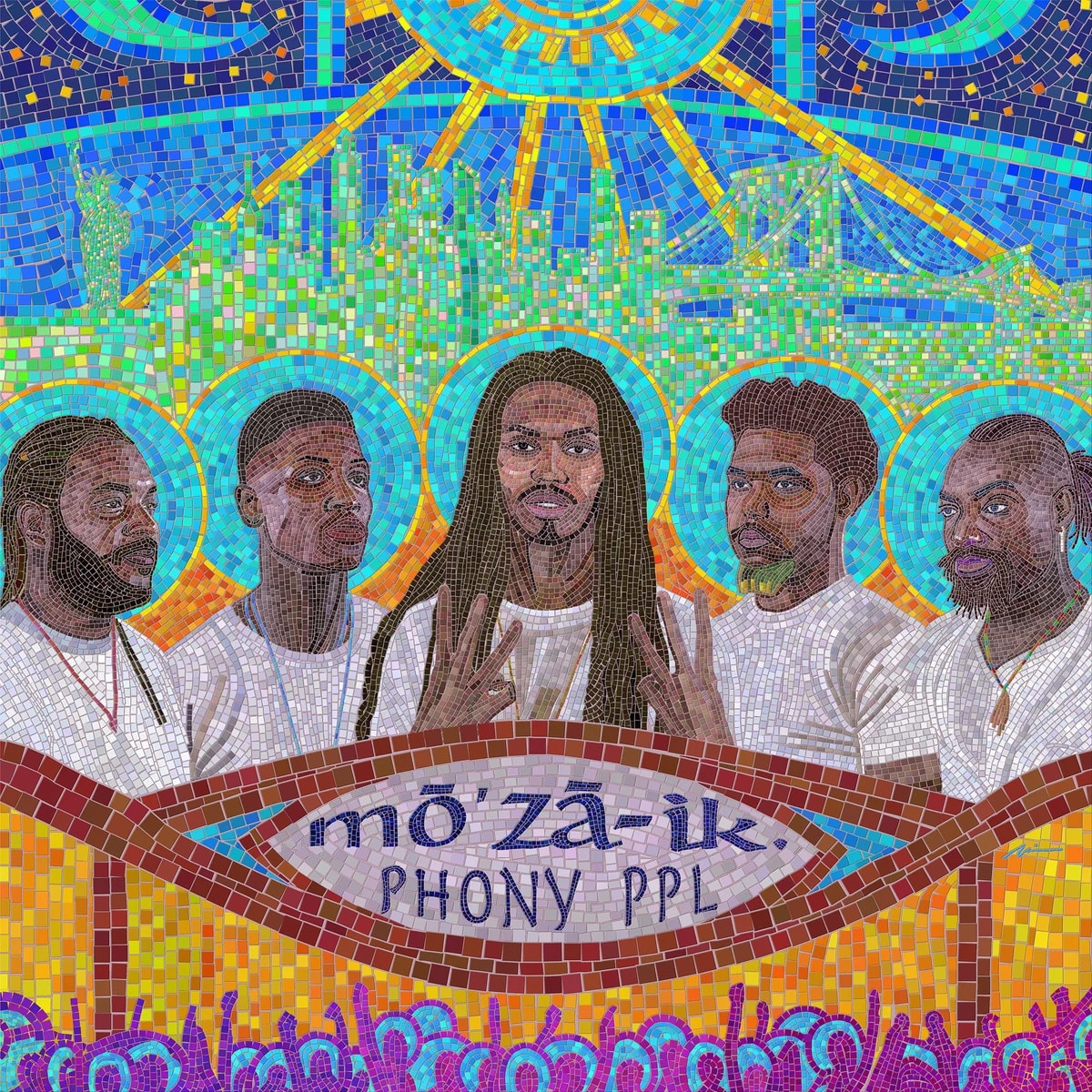 mō'zā-ik., Phony Ppl